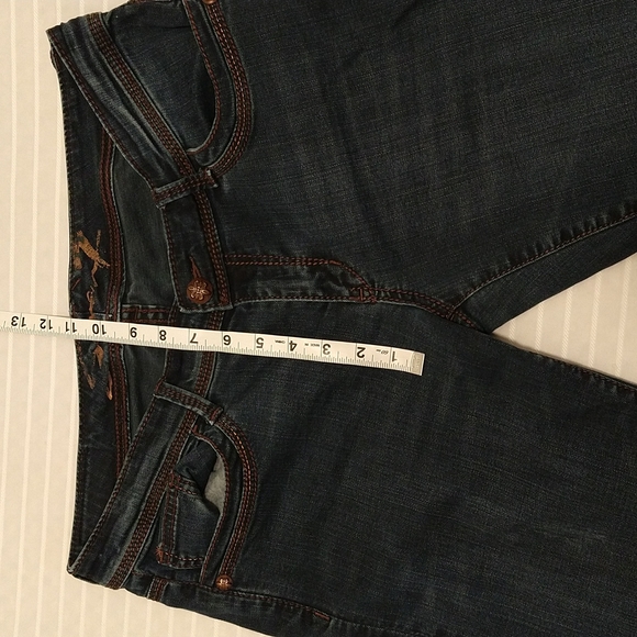 Seven 7 Women Dark Blue Jeans - Picture 4 of 11
